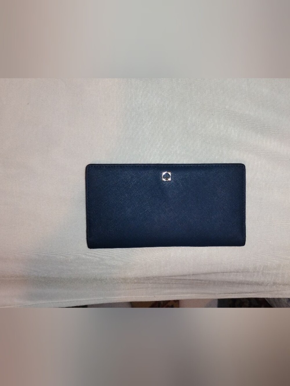 kate spade Blue Leather Snap Wallet